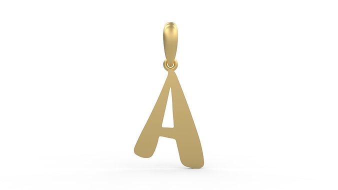 Initial Letters Pendant The Historich A 3D print model