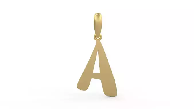 Initial Letters Pendant The Historich A