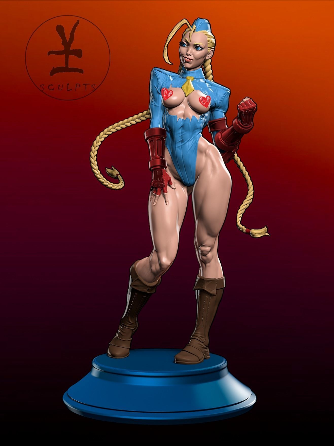 Cammy NSFW 3D print model_1