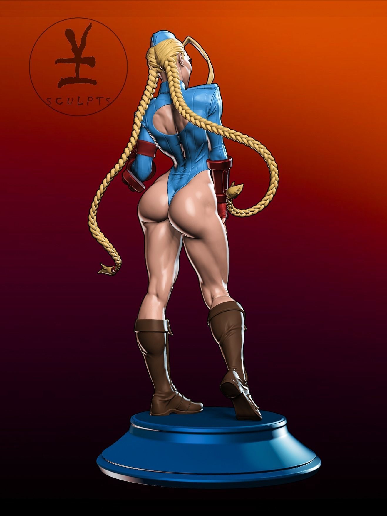 Cammy NSFW 3D print model_2