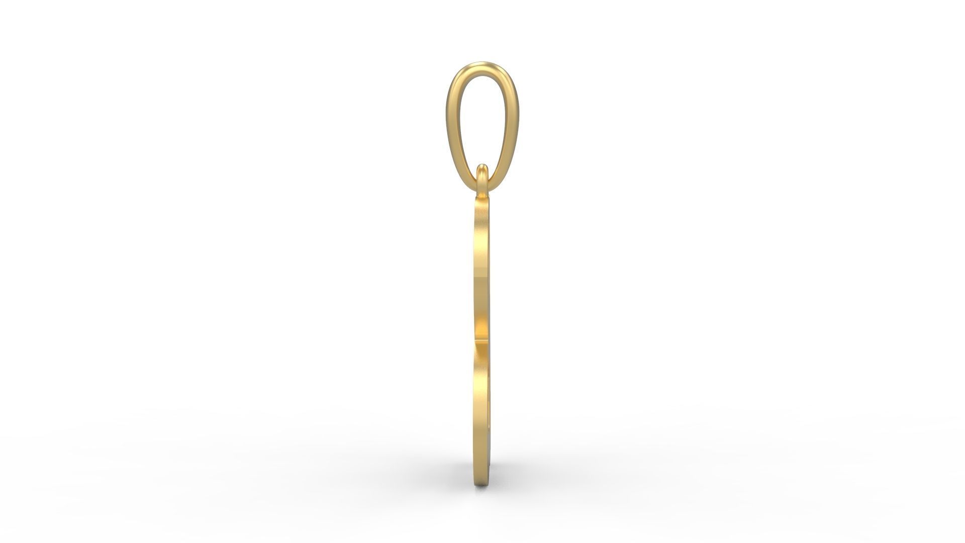 Initial Letters Pendant The Historich B 3D print model_2