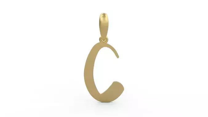 Initial Letters Pendant The Historich C