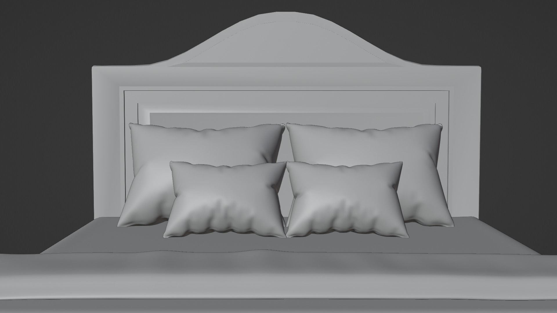 Bed 3 Model 3D model_24