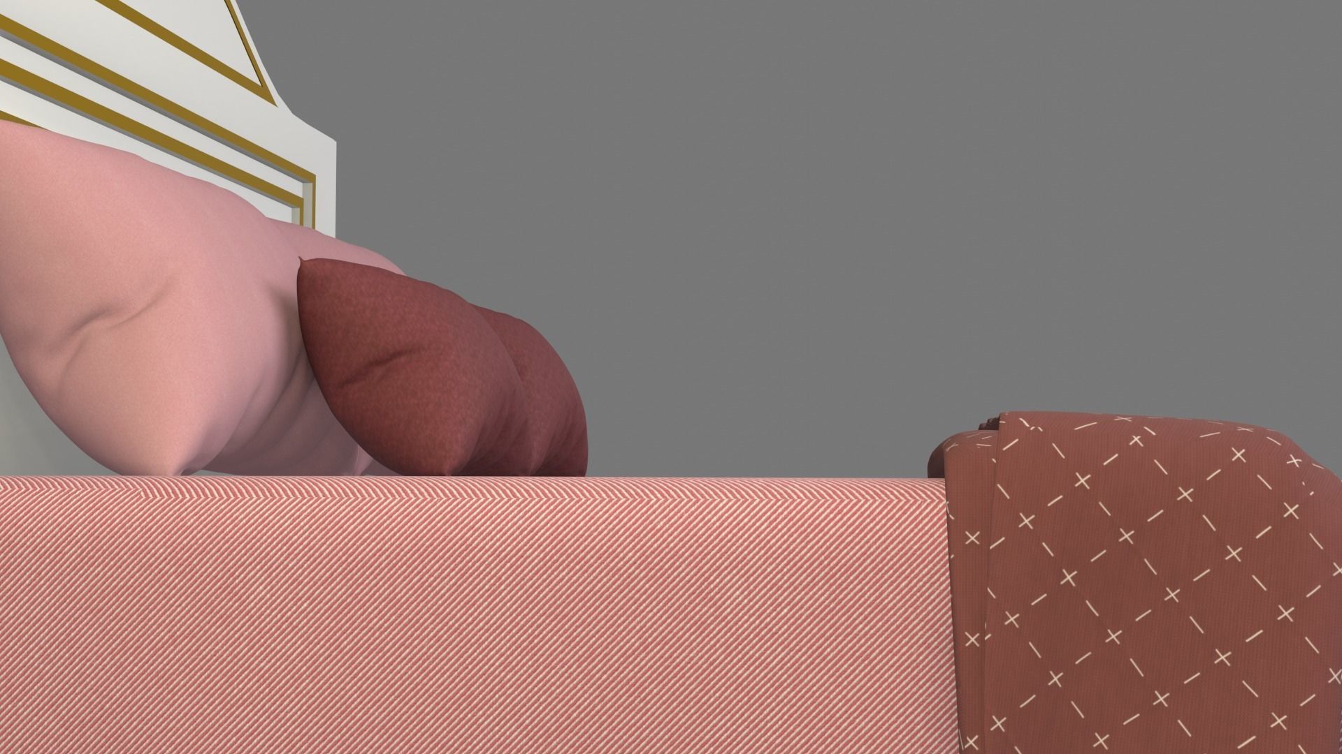 Bed 3 Model 3D model_20