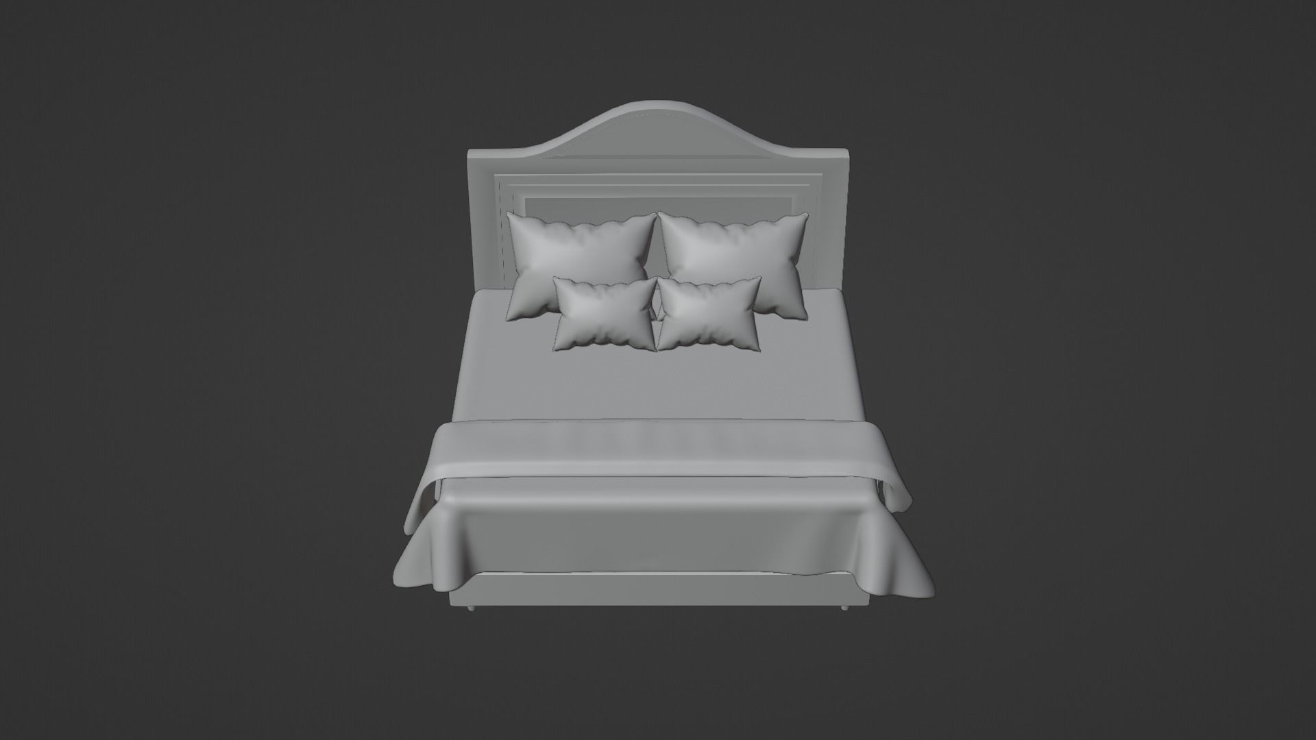 Bed 3 Model 3D model_13