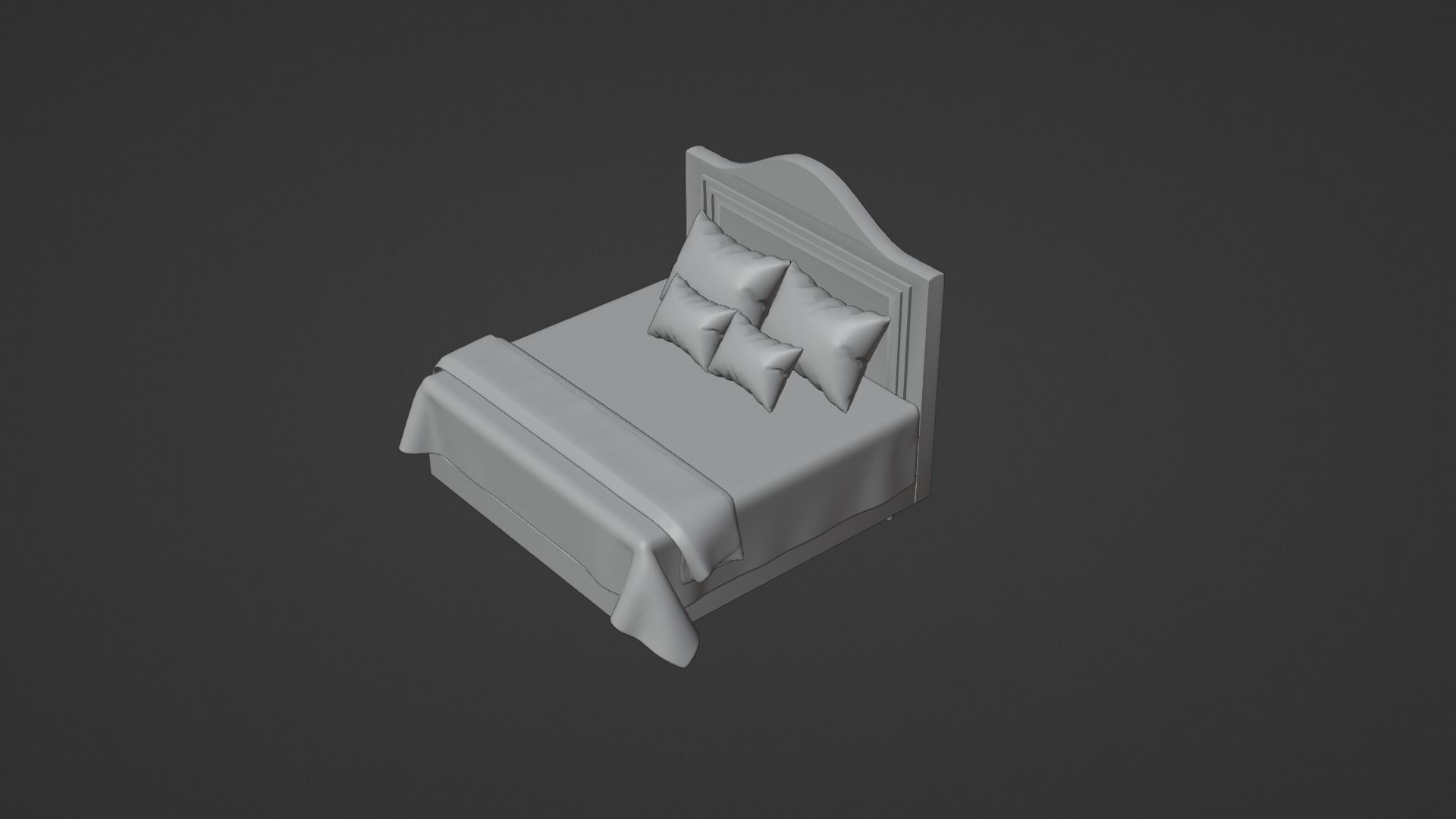 Bed 3 Model 3D model_16