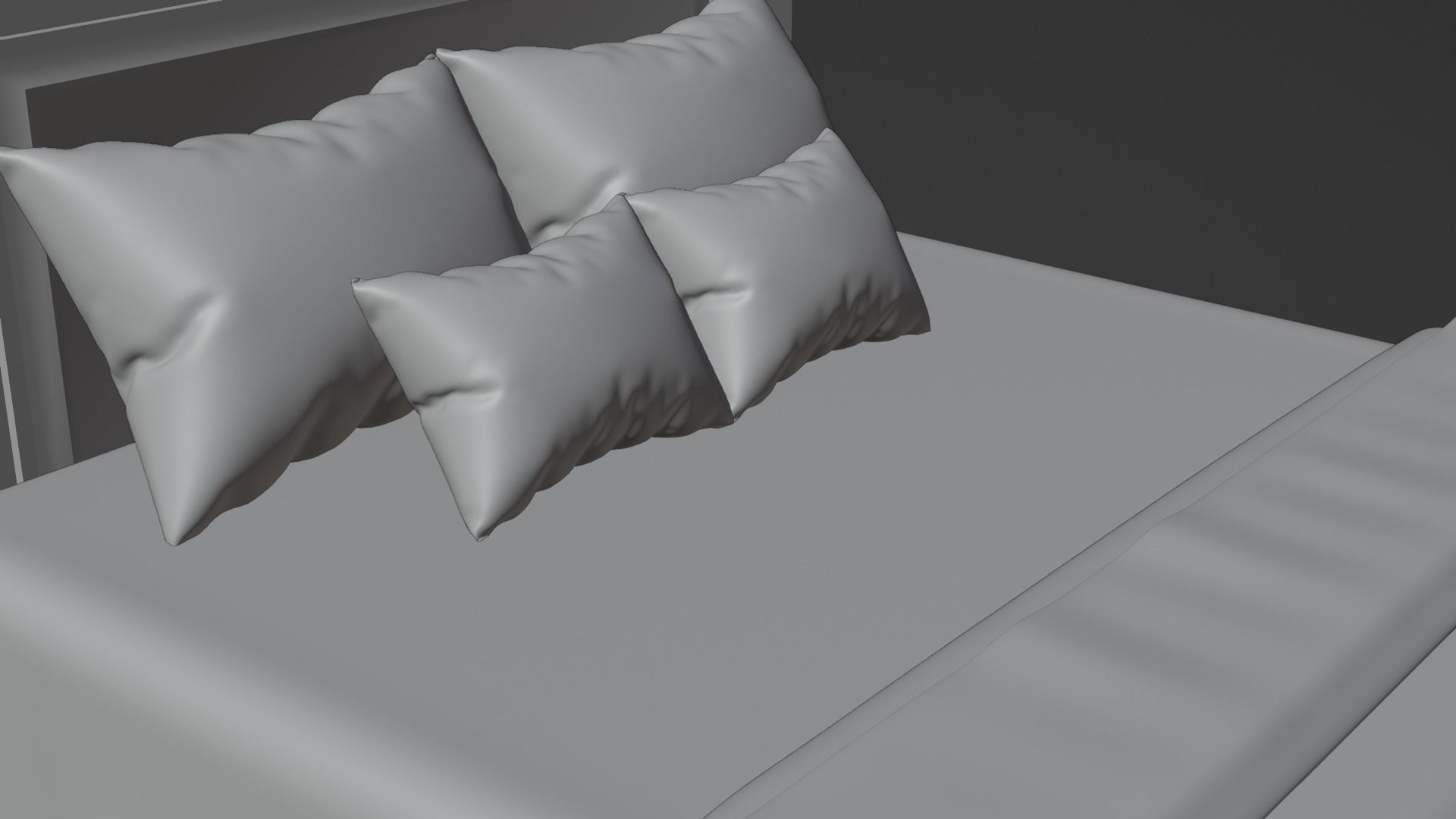 Bed 3 Model 3D model_30