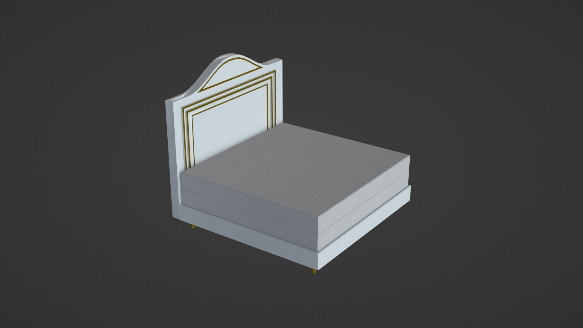Bed 3 Model 3D model_22