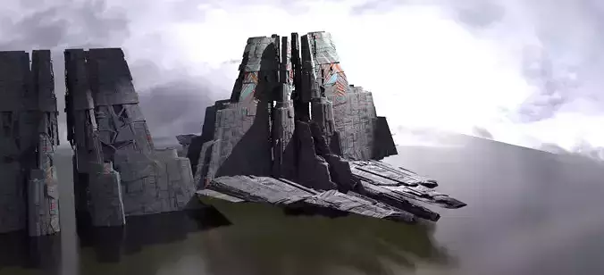 Stargate Pyramid 3 Designs 3D model