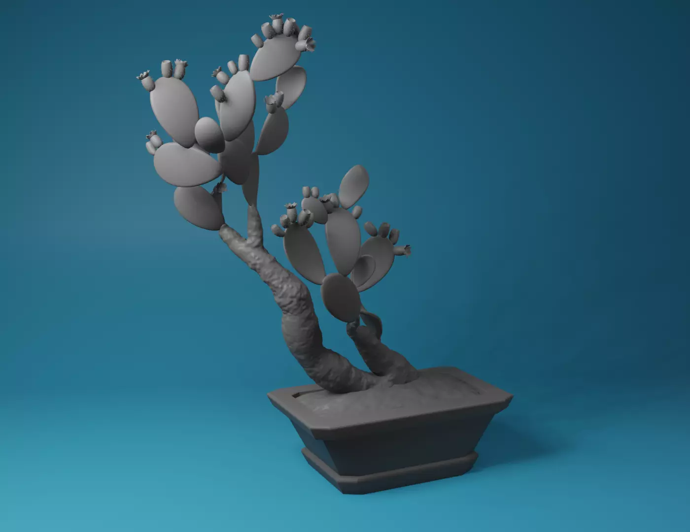 PRICKLY PEAR PLANT 3D print model