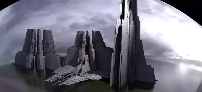 Stargate Pyramid City 4 3D model