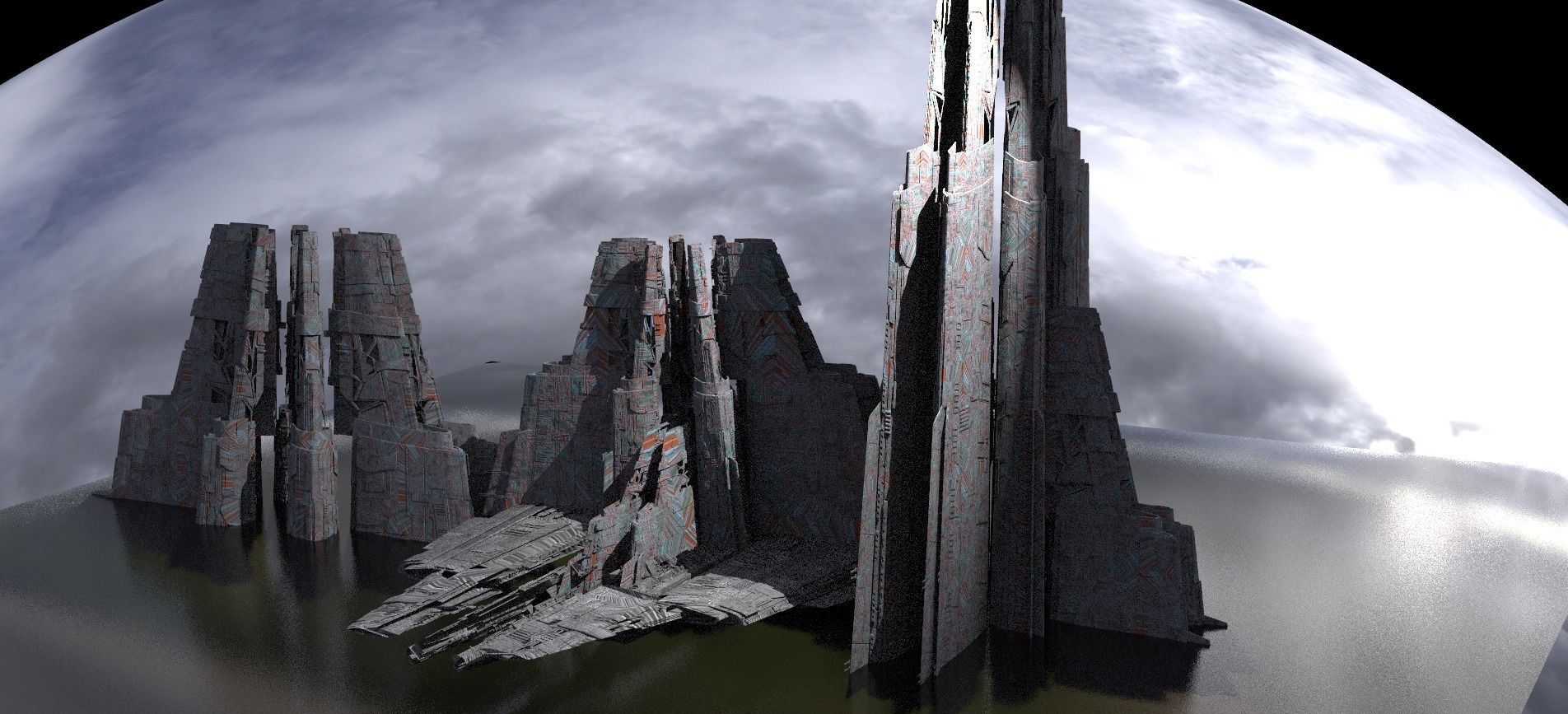 Stargate Pyramid City 4 3D model_1