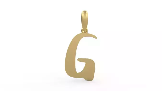 Initial Letters Pendant The Historich G