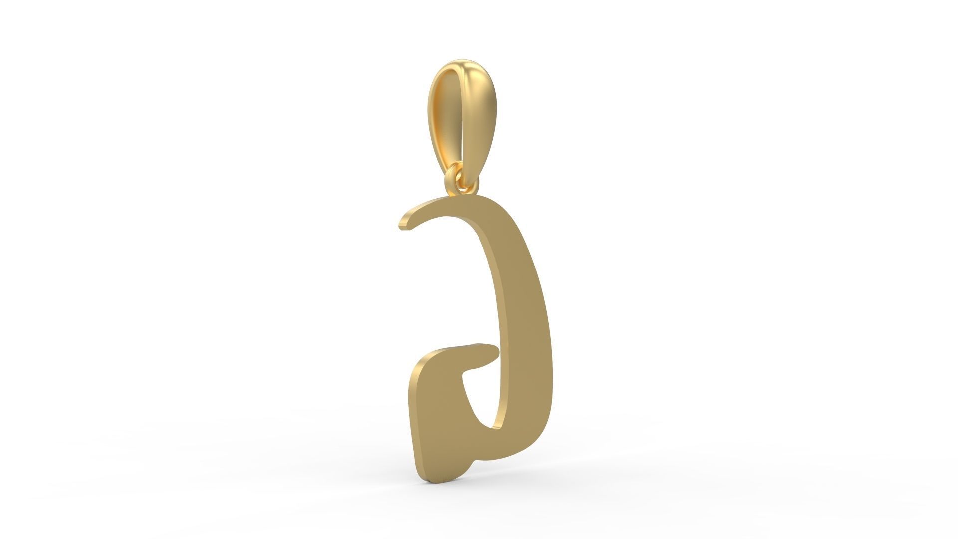 Initial Letters Pendant The Historich G 3D print model_3