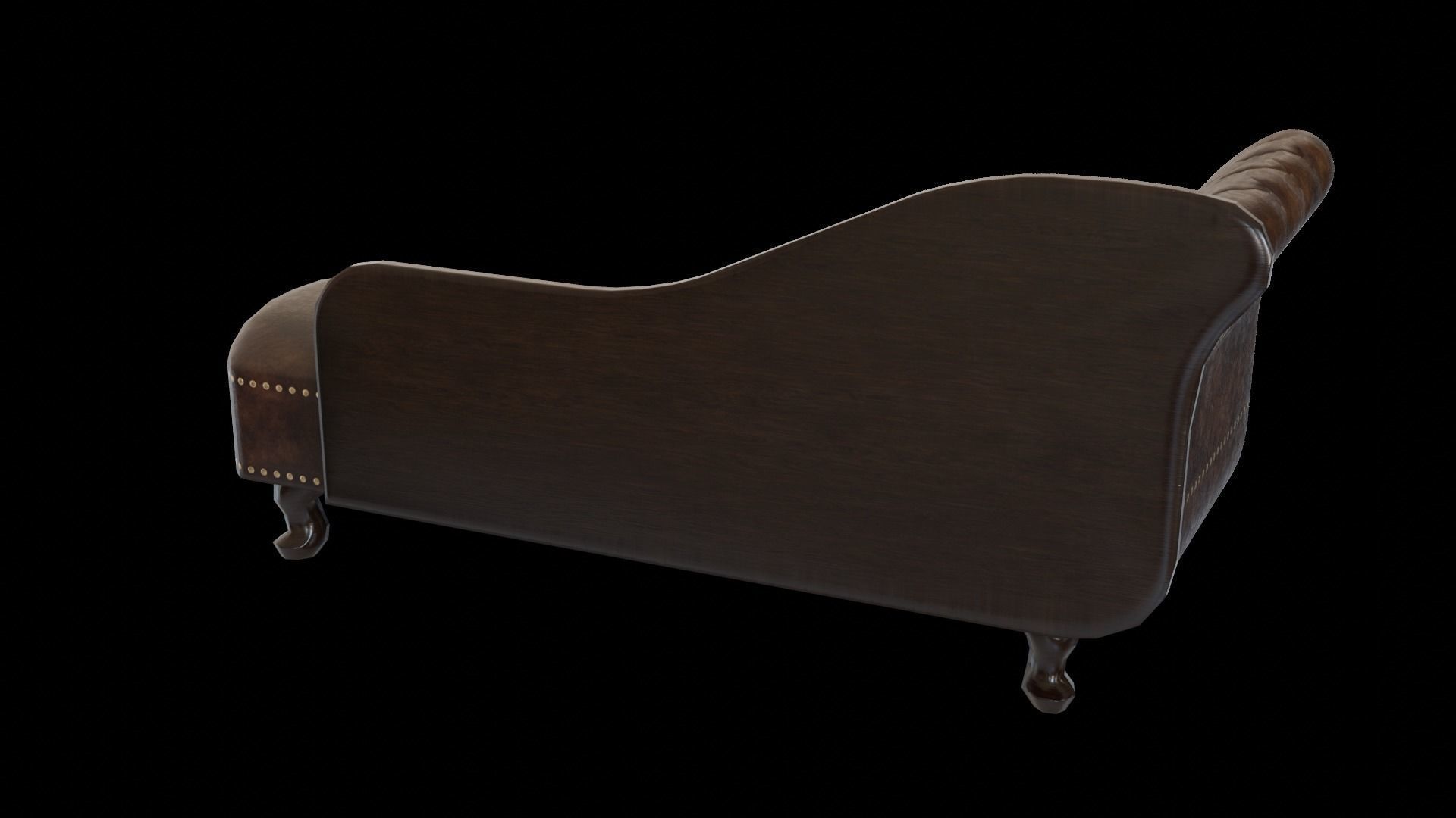 Chaise lounge Low-poly 3D model_14