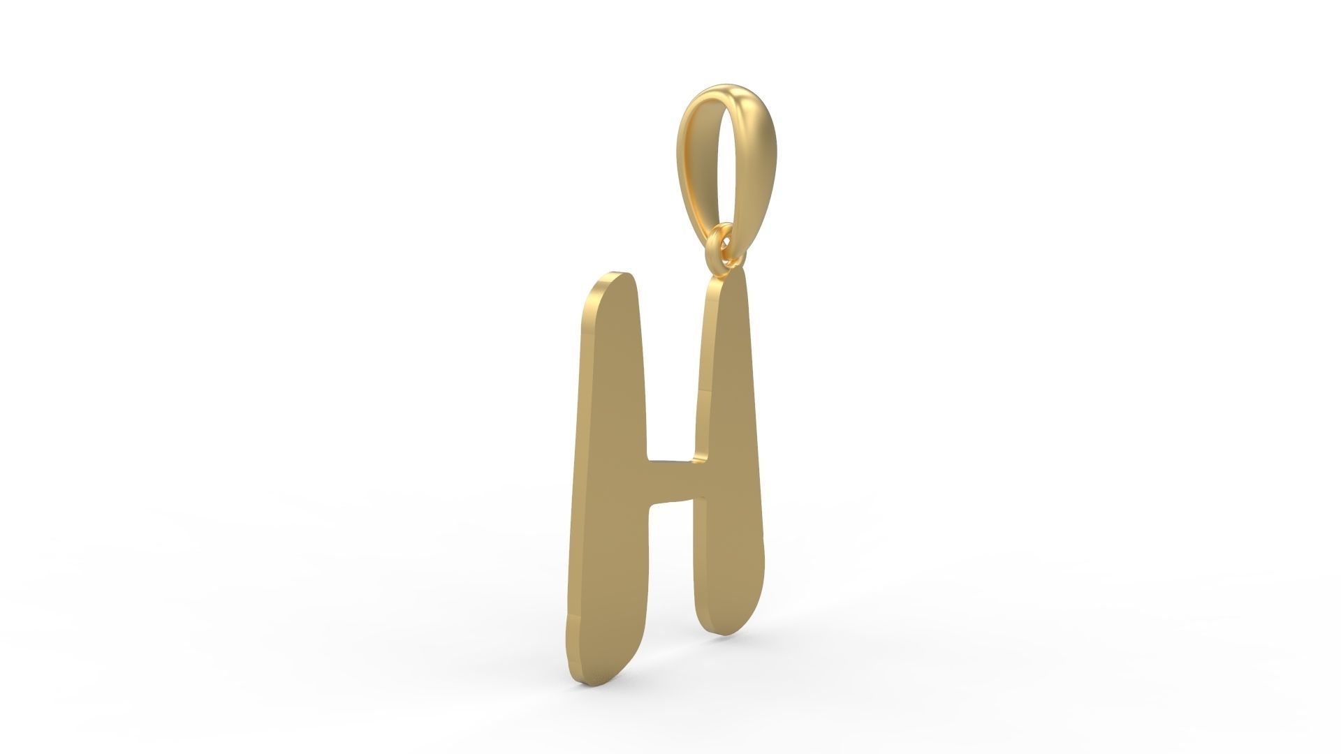 Initial Letters Pendant The Historich H 3D print model_3