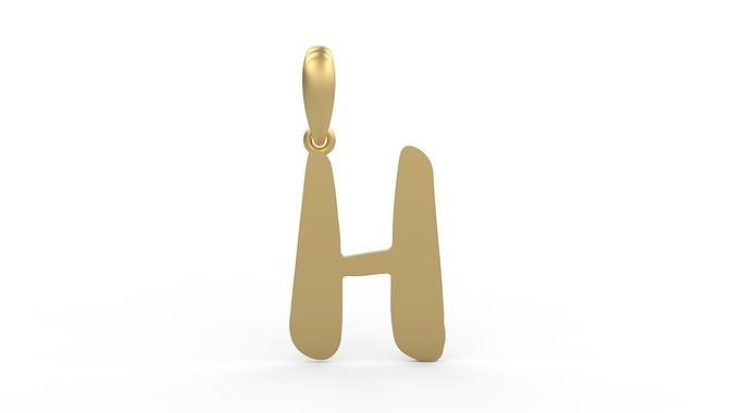 Initial Letters Pendant The Historich H 3D print model