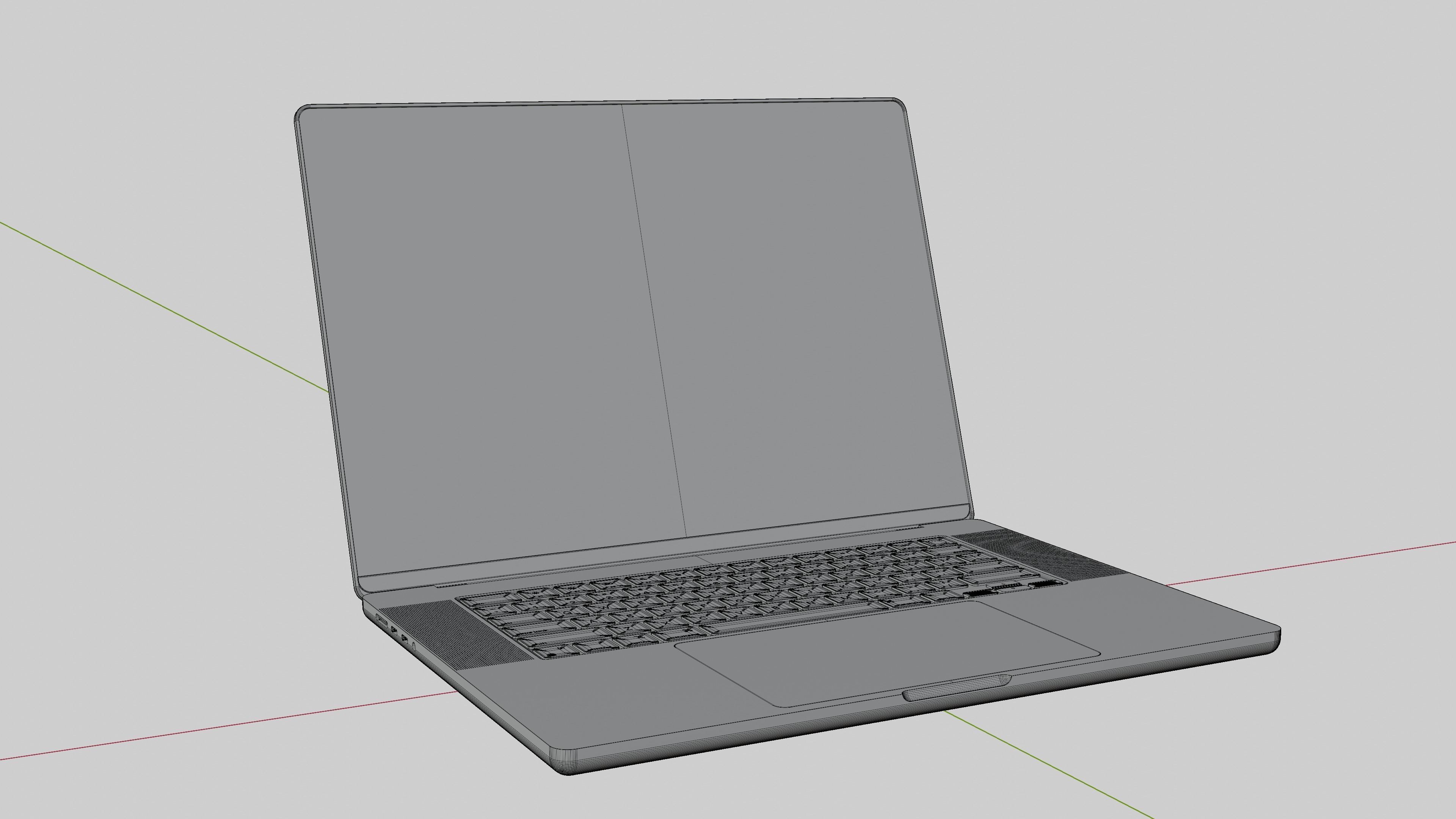 MacBook Pro Laptop Free 3D model_8