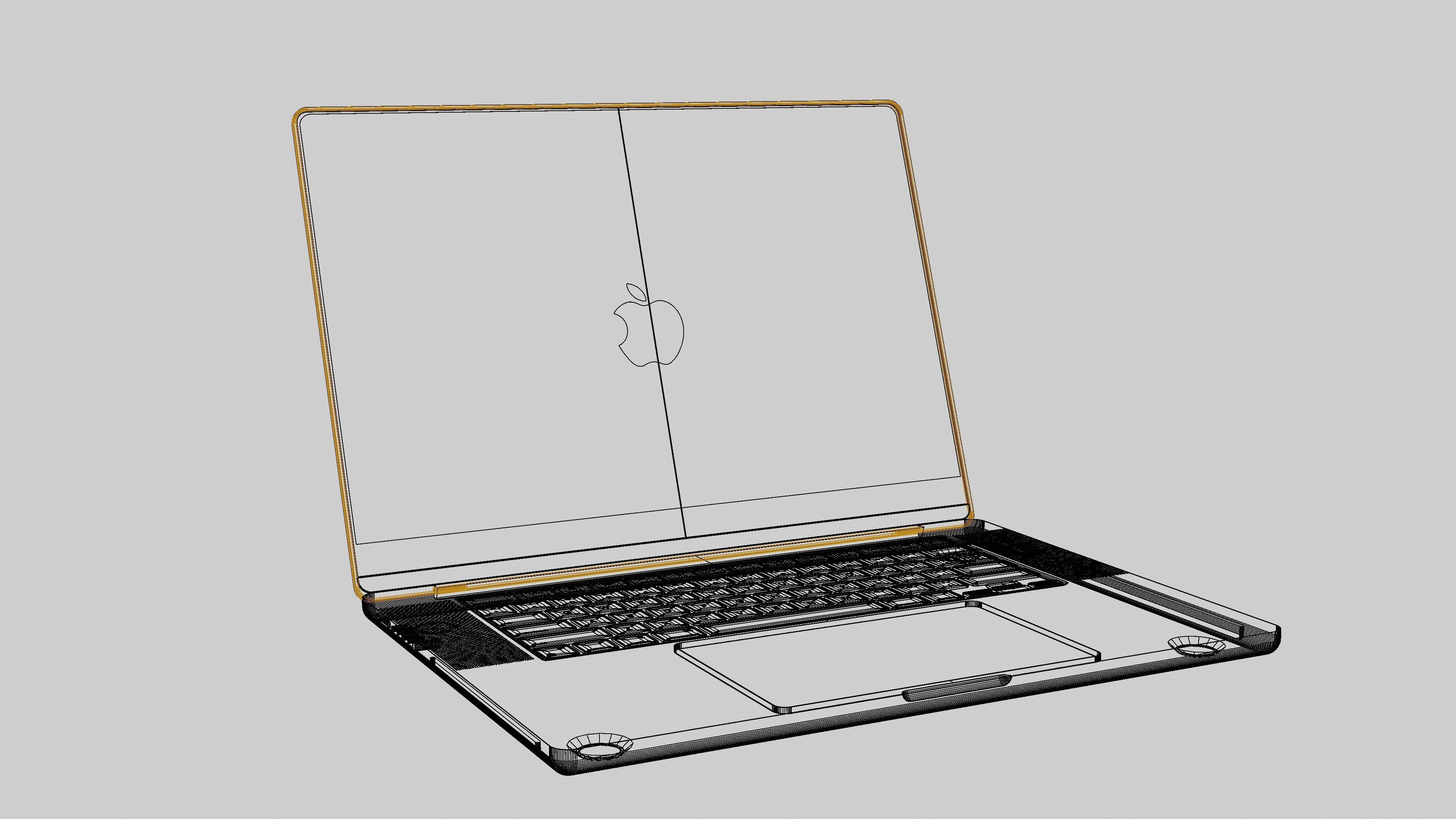 MacBook Pro Laptop Free 3D model_9