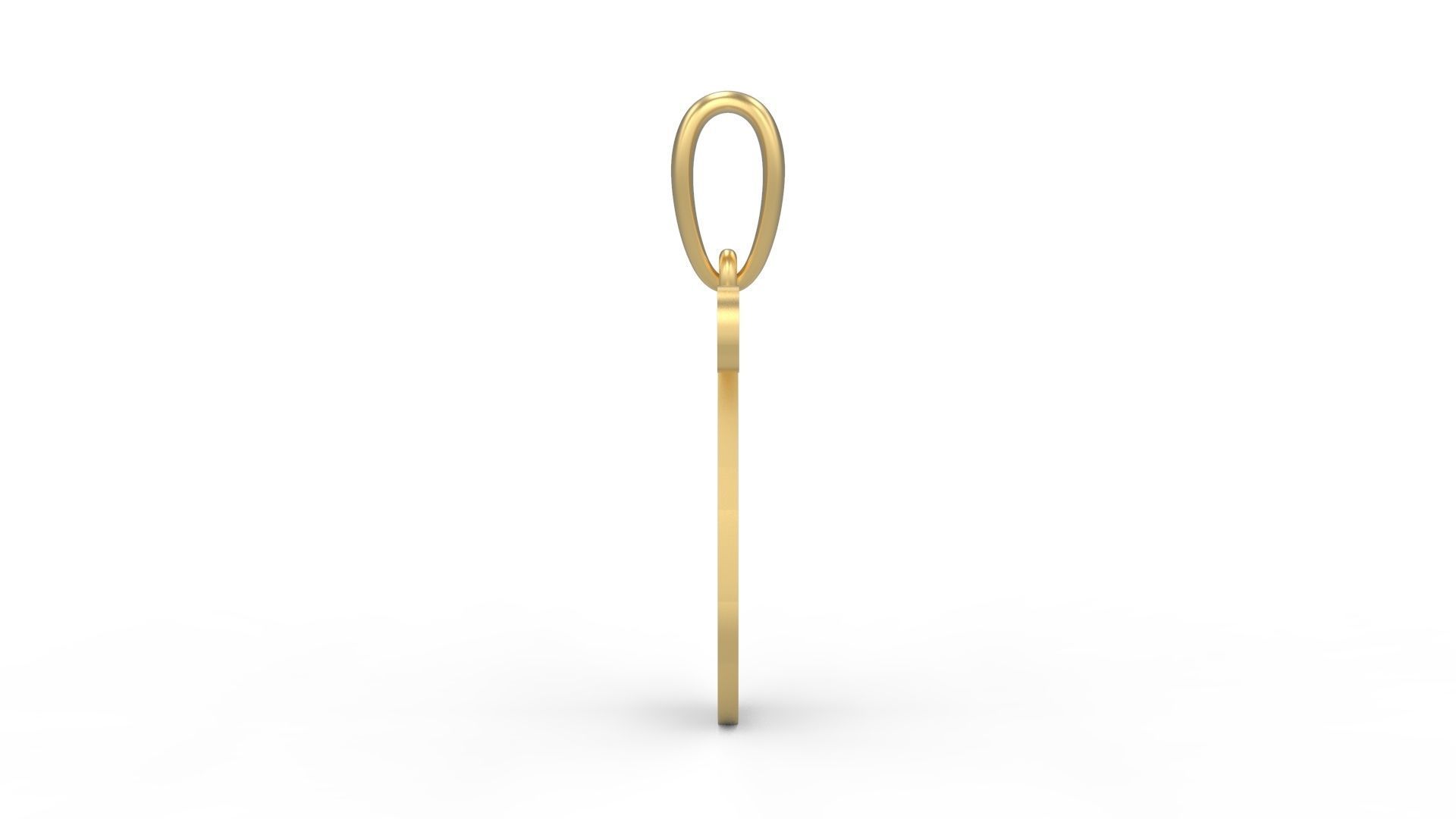 Initial Letters Pendant The Historich J 3D print model_2