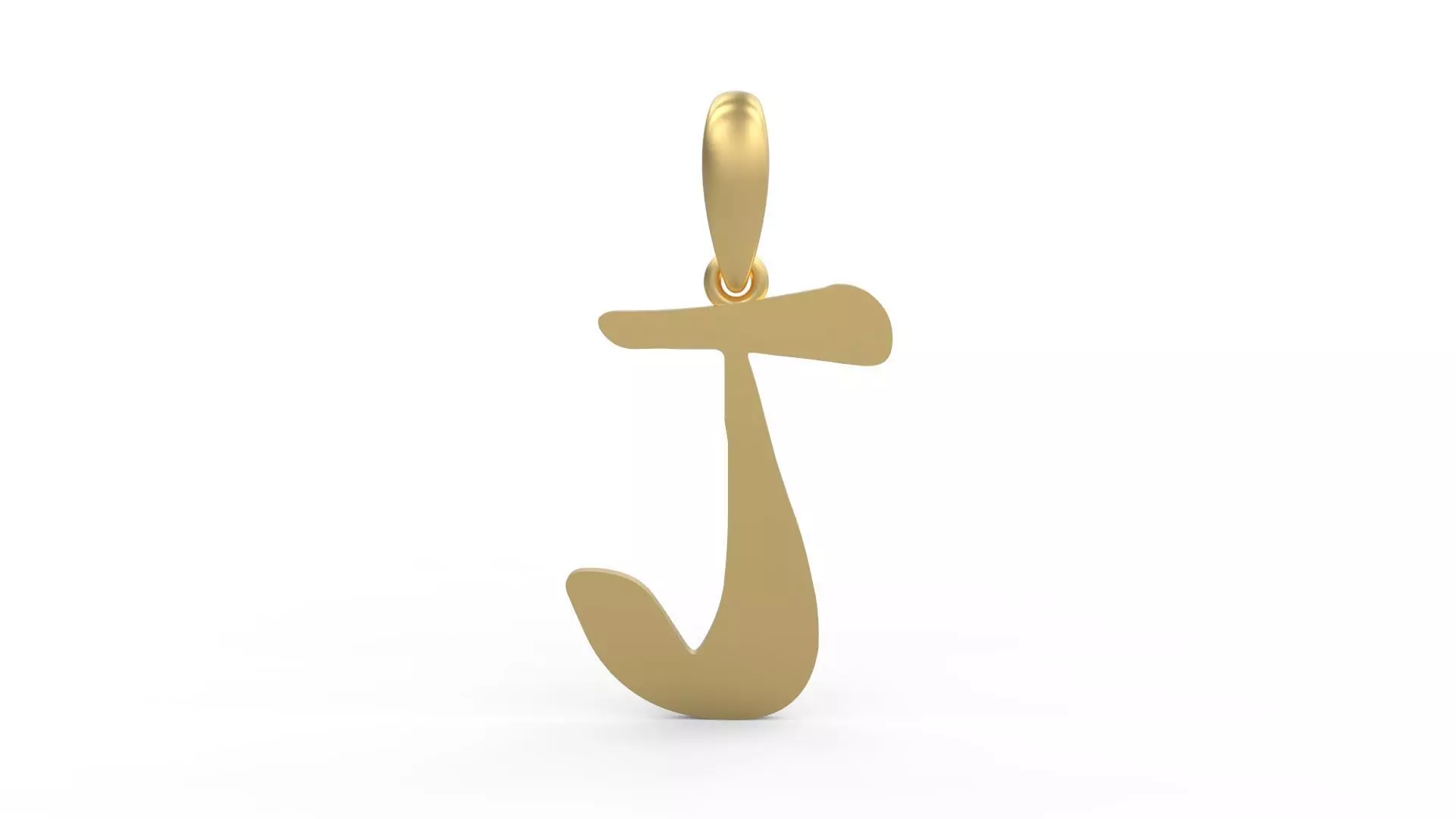 Initial Letters Pendant The Historich J 3D print model_0