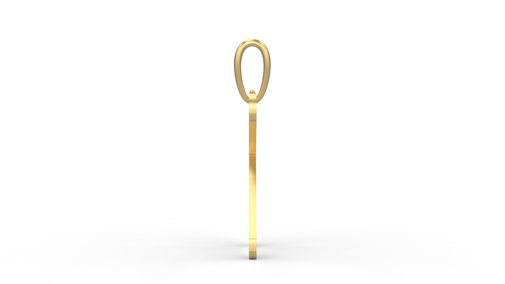 Initial Letters Pendant The Historich K 3D print model_2