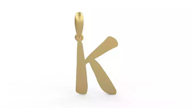Initial Letters Pendant The Historich K