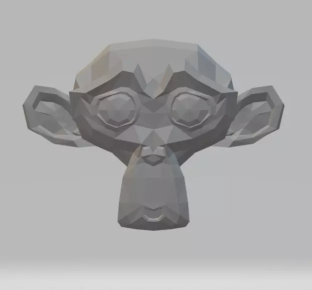 Cute little monkey Free 3D model_0