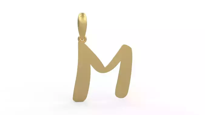 Initial Letters Pendant The Historich M