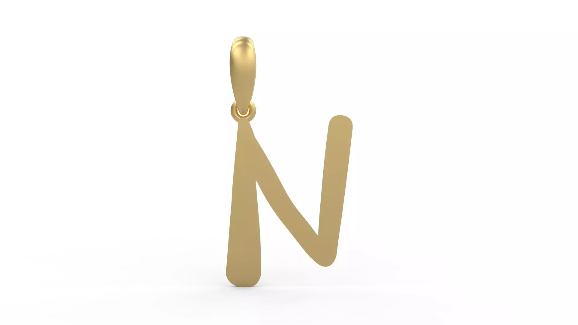 Initial Letters Pendant The Historich N 3D print model_0