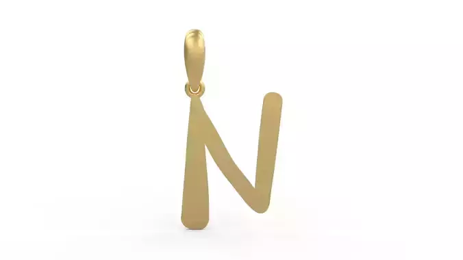 Initial Letters Pendant The Historich N