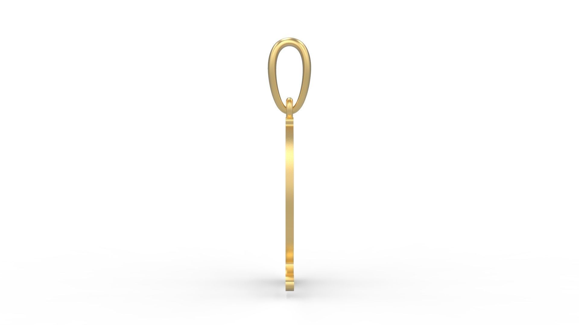 Initial Letters Pendant The Historich Q 3D print model_2