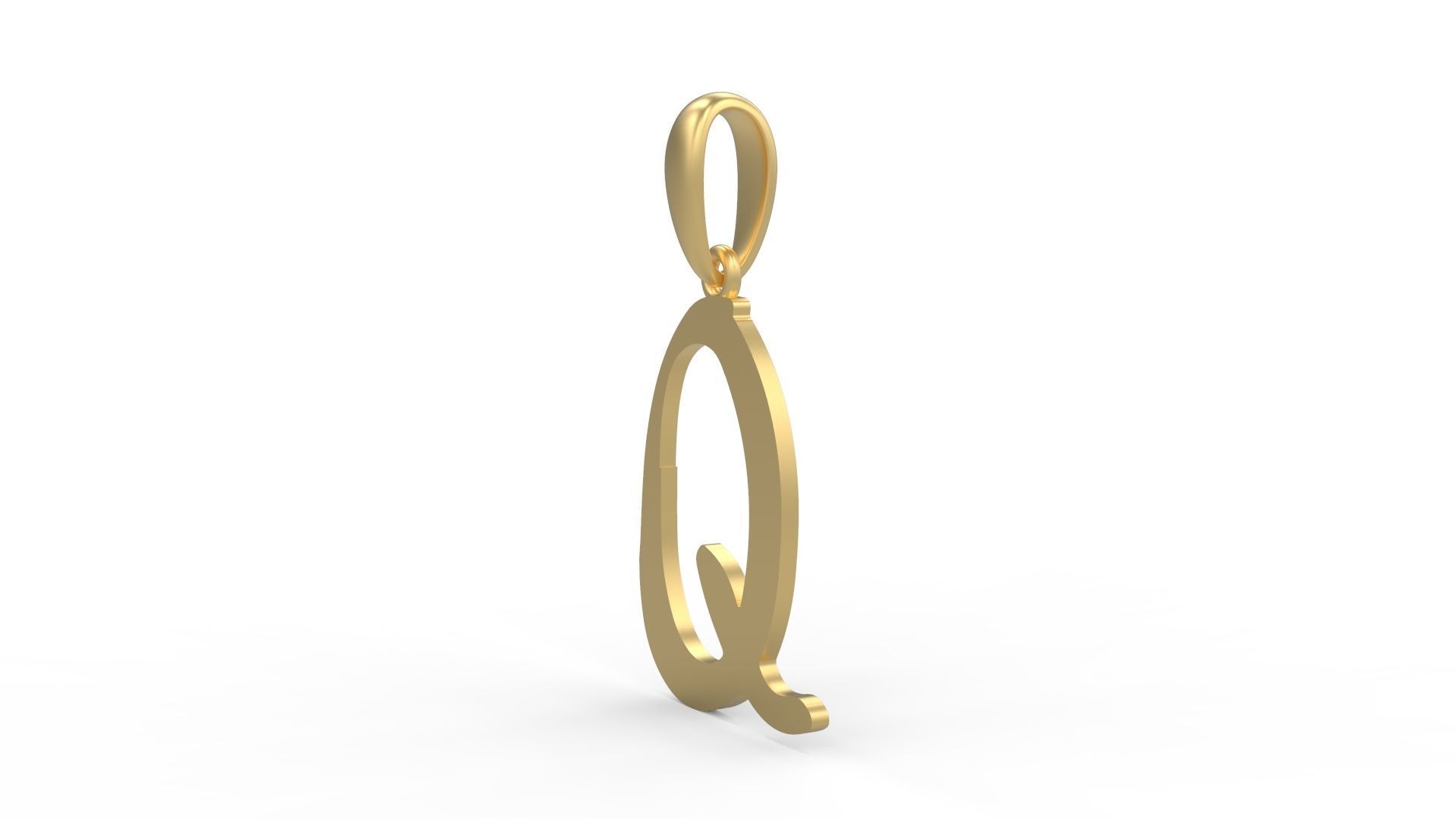 Initial Letters Pendant The Historich Q 3D print model_1