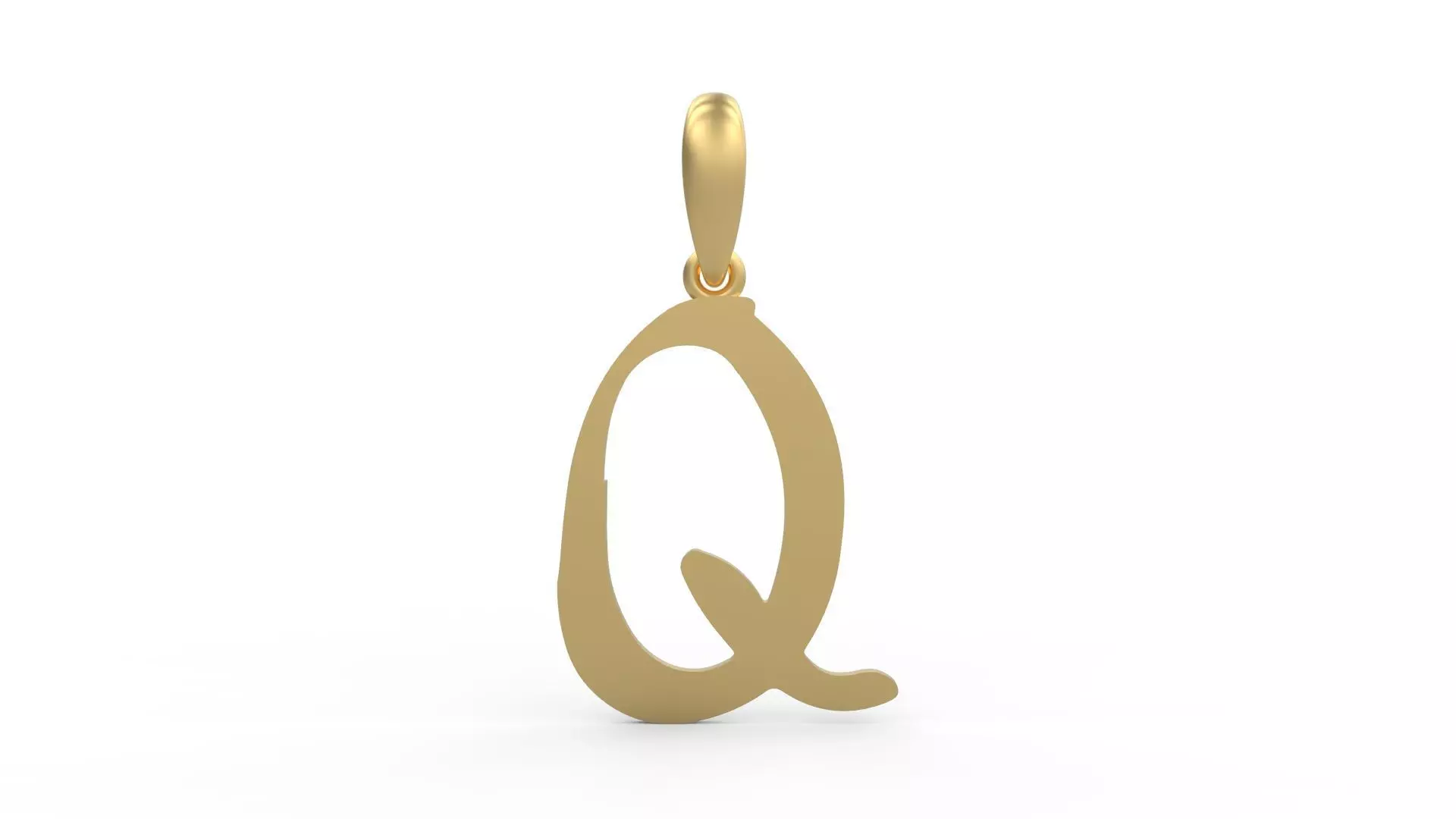 Initial Letters Pendant The Historich Q 3D print model_0