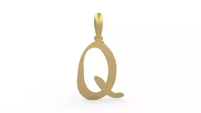 Initial Letters Pendant The Historich Q