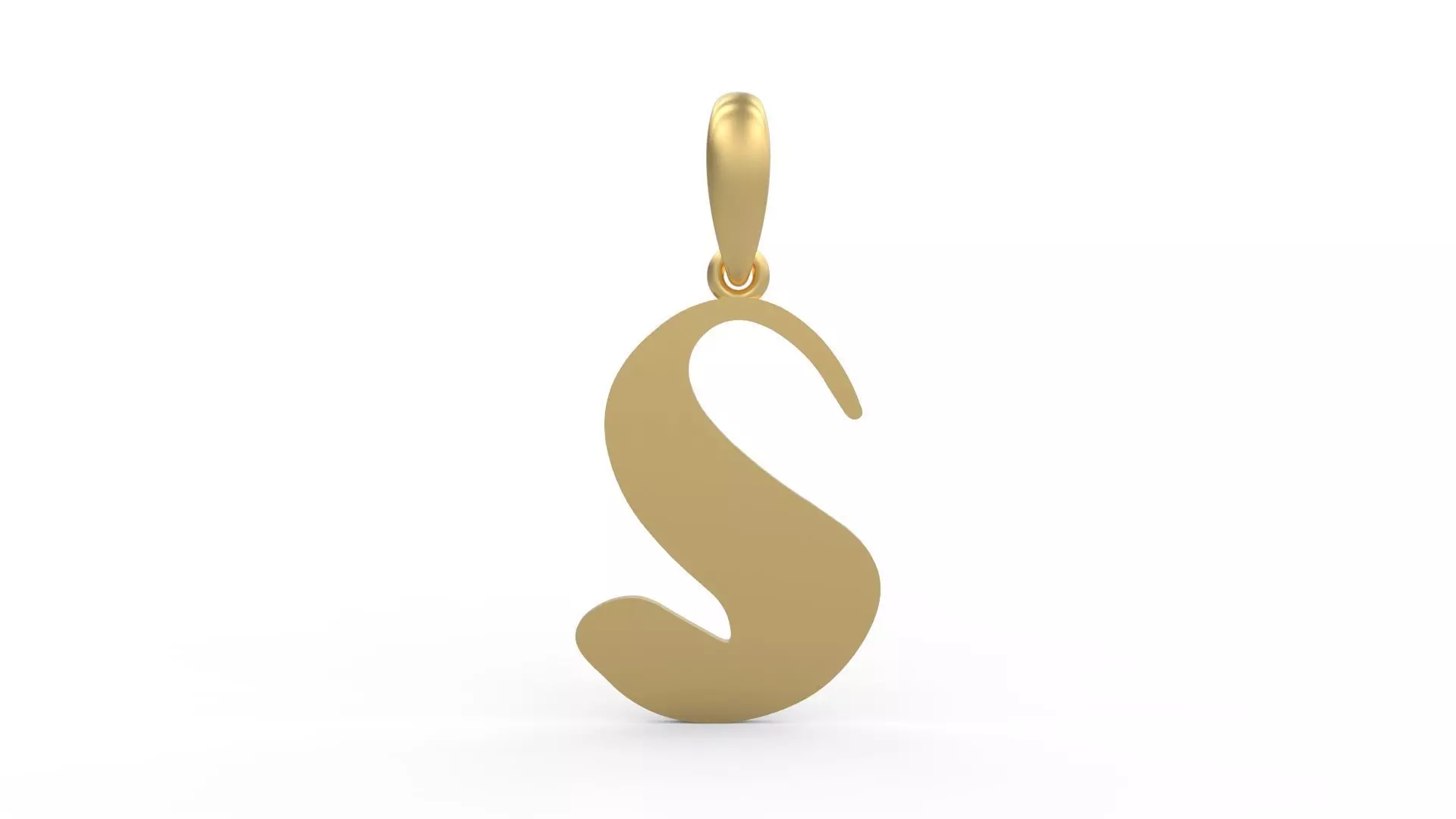 Initial Letters Pendant The Historich S 3D print model_0