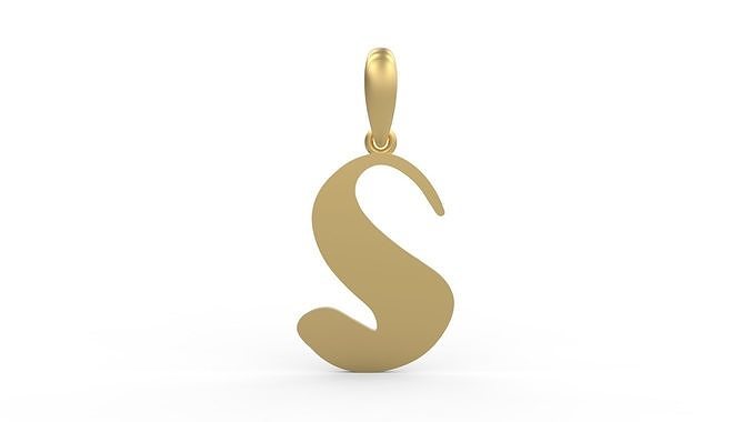 Initial Letters Pendant The Historich S 3D print model