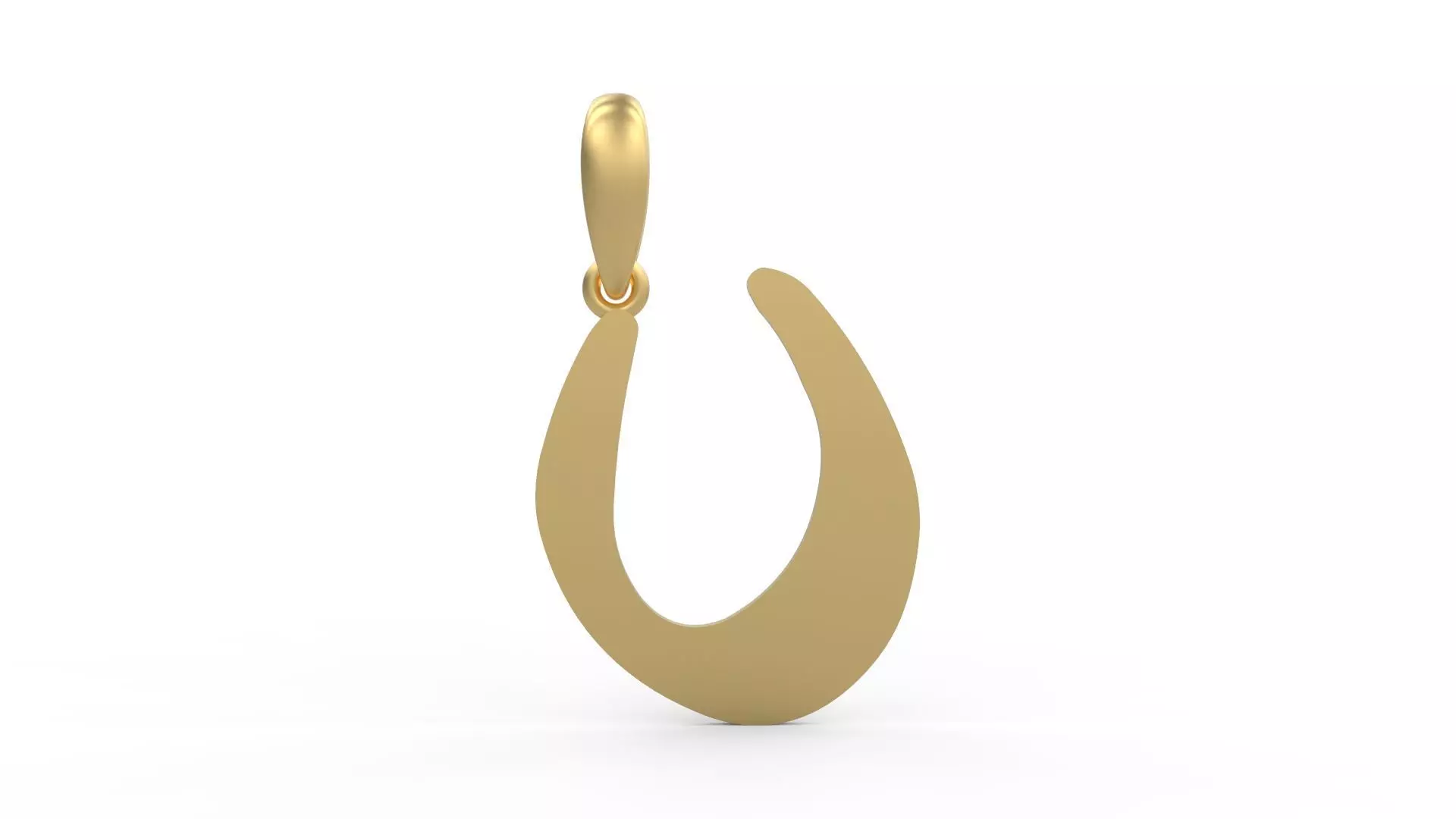 Initial Letters Pendant The Historich U 3D print model_0