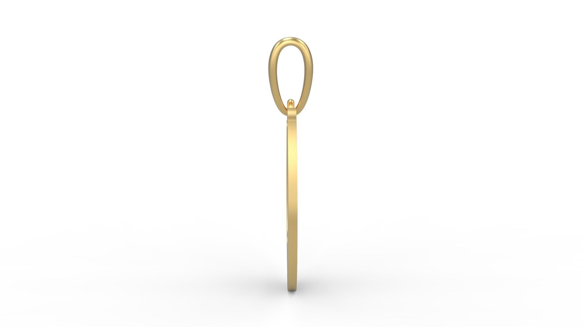 Initial Letters Pendant The Historich U 3D print model_2