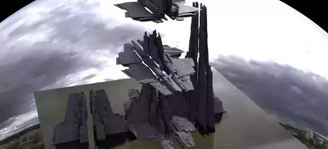 Stargate Pyramid City 6 models 3D model