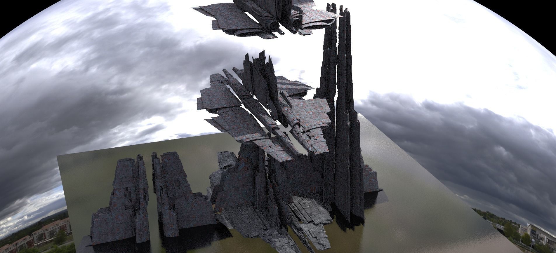 Stargate Pyramid City 6 models 3D model_1
