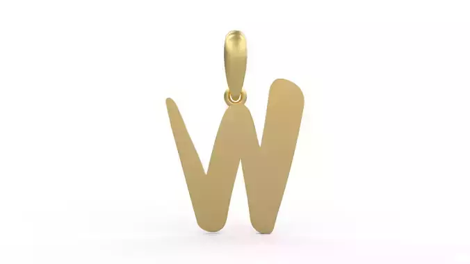 Initial Letters Pendant The Historich W