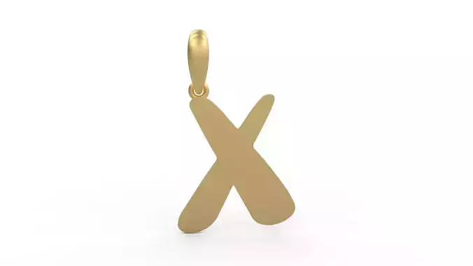 Initial Letters Pendant The Historich X