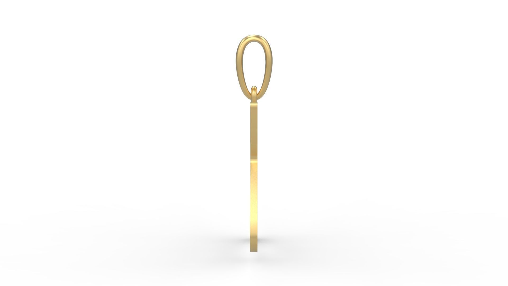 Initial Letters Pendant The Historich X 3D print model_2