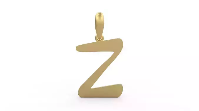 Initial Letters Pendant The Historich Z