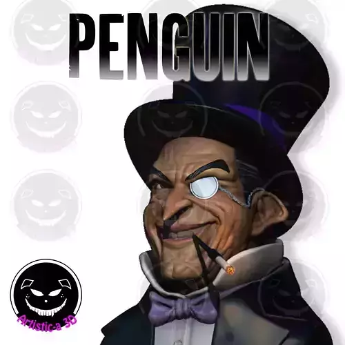 BATMAN SERIES - PENGUIN BUST 3D print model