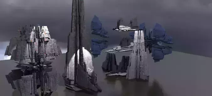 Stargate Pyramid City 10 model designs 3D model