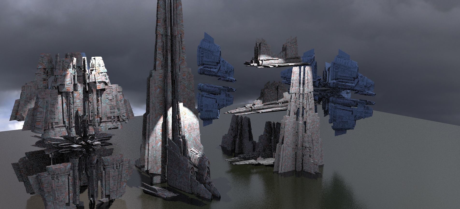 Stargate Pyramid City 10 model designs 3D model_1