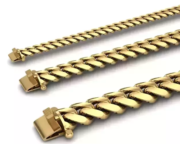 Hollow chain  three sizes    just STL