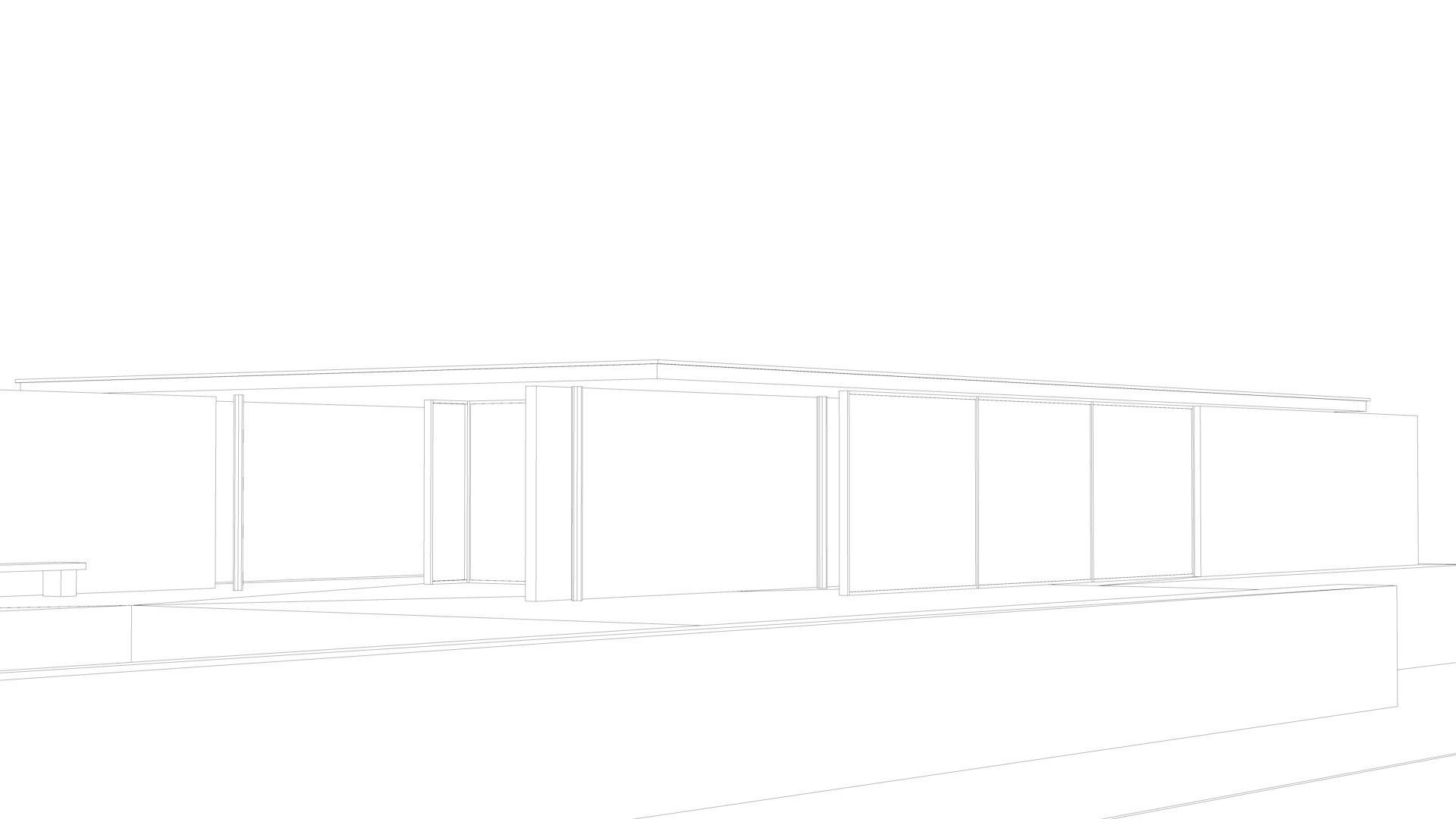 Barcelona Pavilion 3D model_12